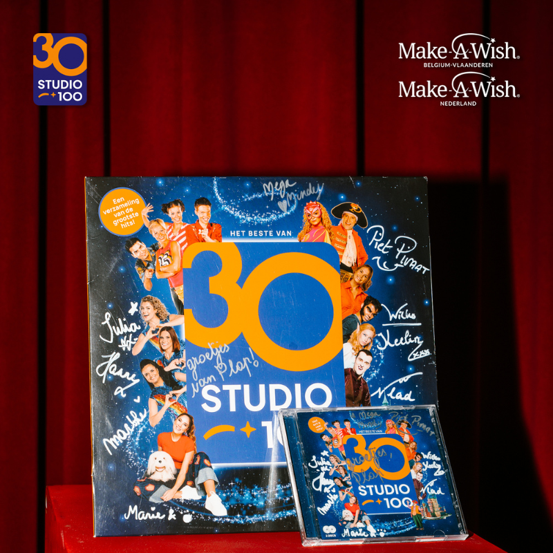 CD en vinyl 30 jaar Studio 100 (gesigneerd)