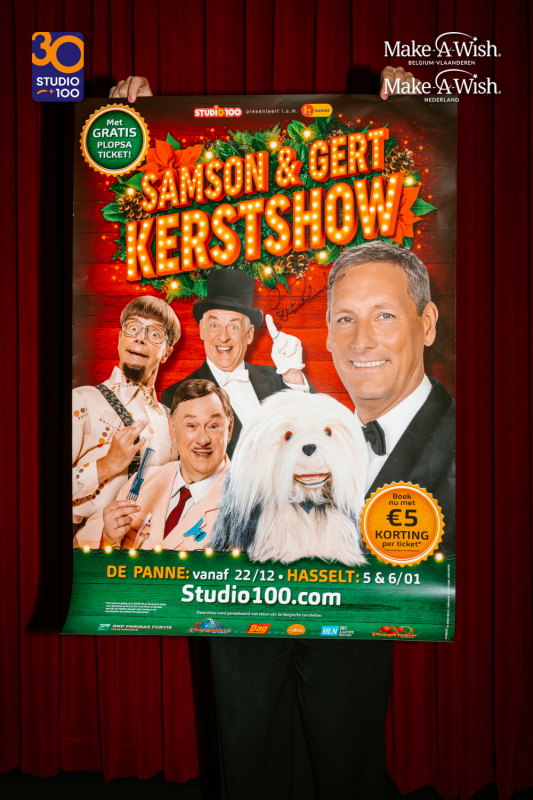 Samson & Gert Kerstshow posters (gesigneerd)