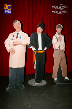 Cut out borden van de Burgemeester, meneer Spaghetti & Van Leemhuyzen