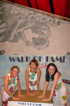 Tegel uit de Walk of Fame (gesigneerd)