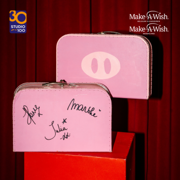 Koffers uit 'De 3 biggetjes' musical (gesigneerd)