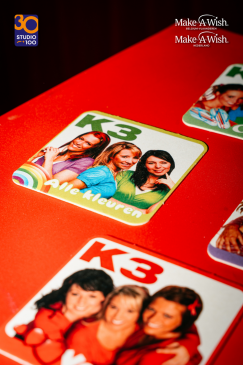 Handtekenkaartje en bierviltjes K3 Originals 